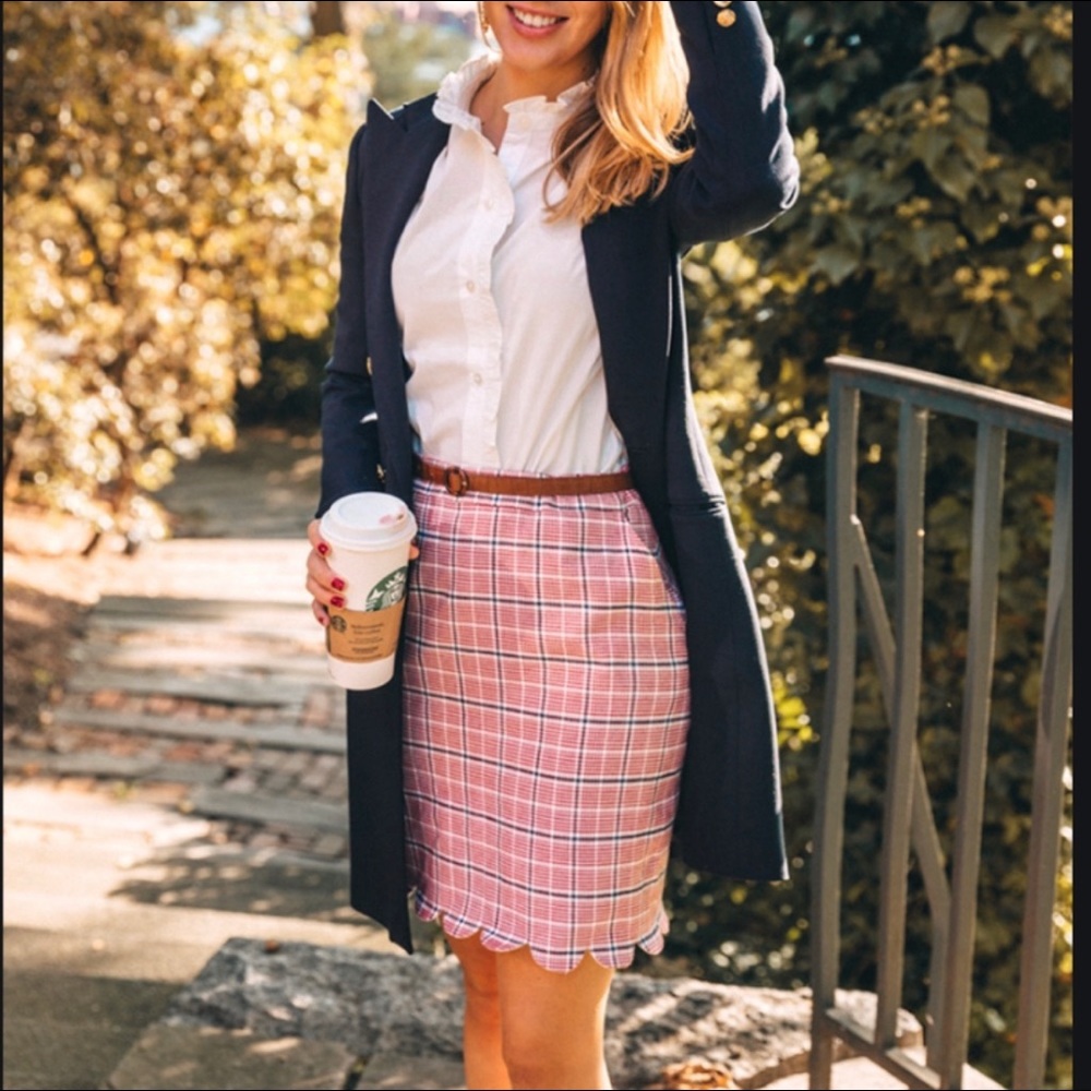 The Darling Skirt By Kiel James Patrick Scalloped